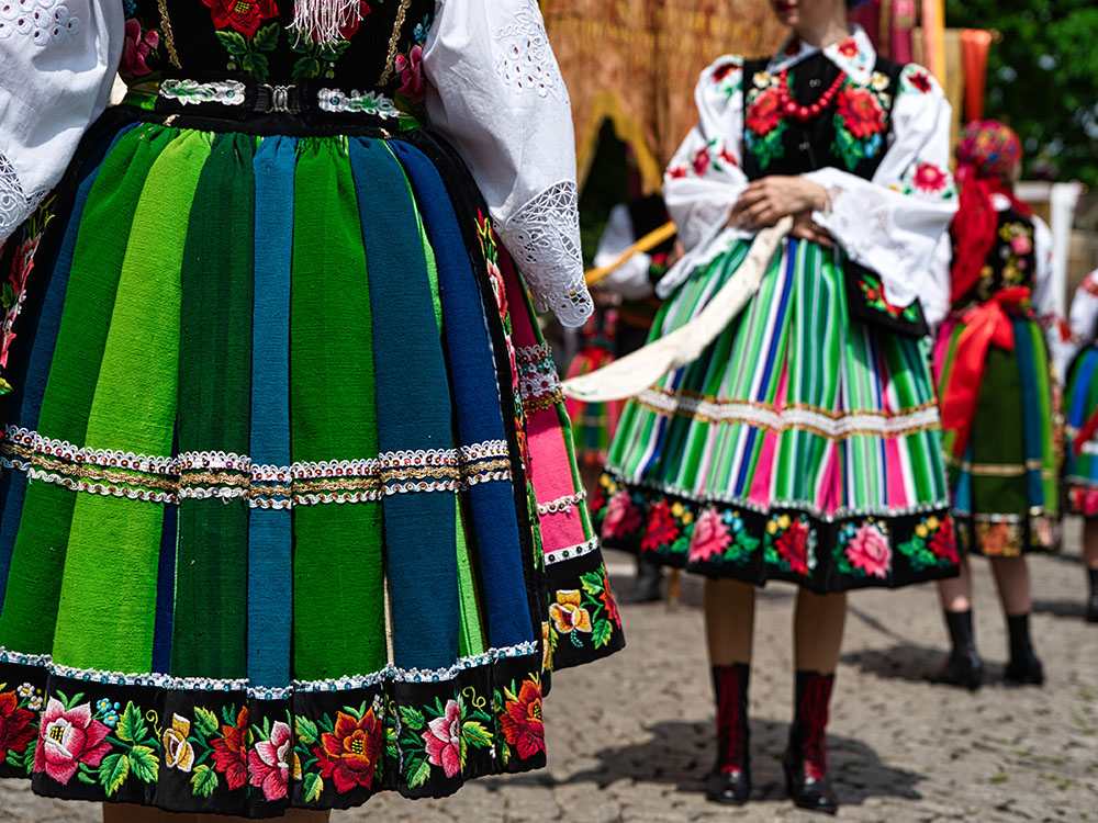 Polish Folk Costumes for Festival
