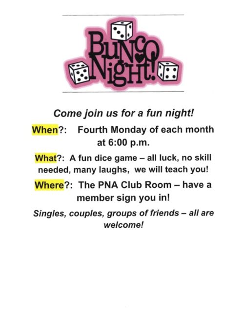 Bunco Flyer